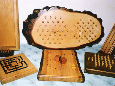 Alle Spiele sind aus Massiv-Holz